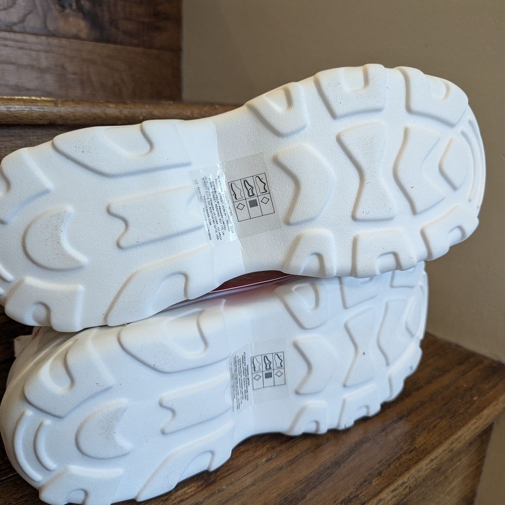 New Sanrio Hello Kitty Platform Sneakers White Woman's US 10 EU 41 From Spain - Picture 8 of 16